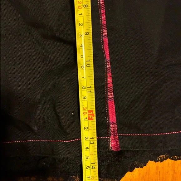 Tripp NYC Black and Pink Checkered Skirt - Picture 10 of 14